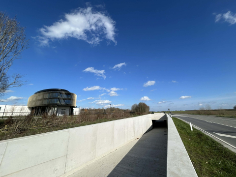Rebar- fietstunnel Picanol