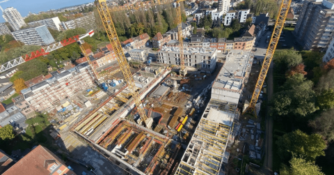 Chantier vue du haut 