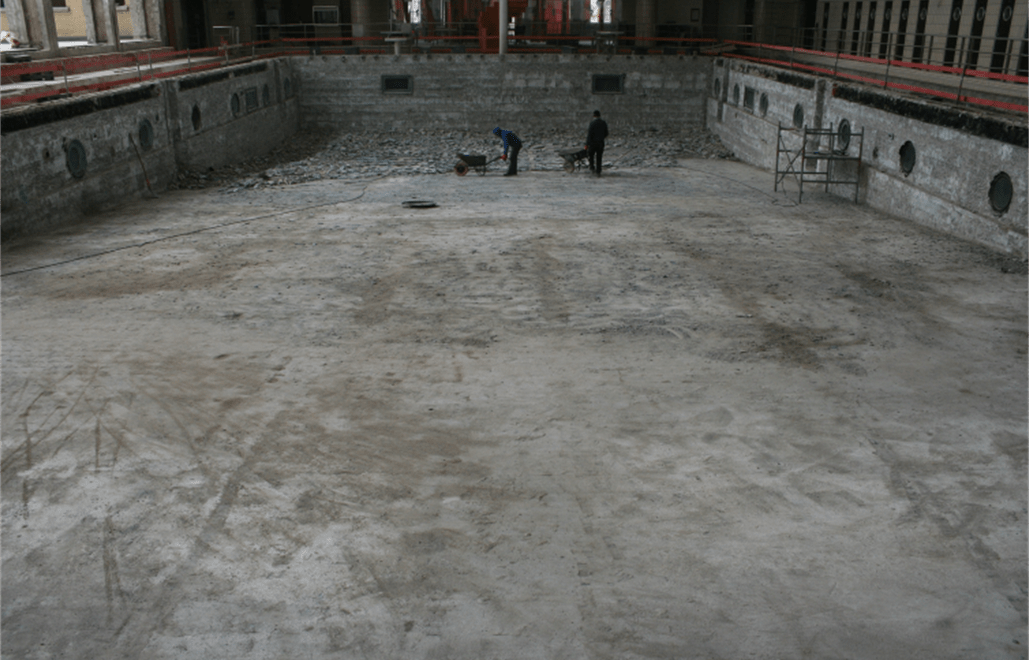 chantier piscine